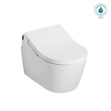 Toto CWT4474047CMFGA#MS - WASHLET®+ RP Wall-Hung D-Shape Toilet with RX Bidet Seat and DuoFit® In-Wall 1.28 and 0.