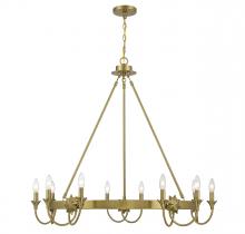 Savoy House Canada 1-2208-10-322 - Sullivan 10-Light Chandelier in Warm Brass