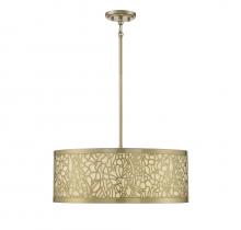 Savoy House Canada 1-7500-4-171 - New Haven 4-Light Pendant in Burnished Brass