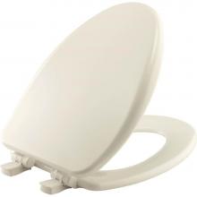 Bemis 19170PLE4 346 - Bemis Alesio II™ Elongated High Density™ Enameled Wood Toilet Seat in Biscuit with STA-TITE&#x