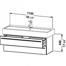 Duravit XL634705252 - Duravit X-Large Wall-Mount Vanity Unit European Oak
