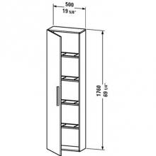 Duravit VE1165L1212 - Duravit Vero Tall Cabinet  Brushed Oak