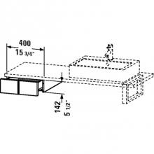 Duravit VE656707979 - Low cabinet f. console Vero, 1 drawer,