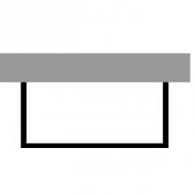 Duravit DN877805353 - DN Furn.panel BTW Terra 555x1790mm, for tub