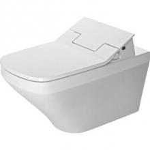 Duravit 25425900921 - Duravit DuraStyle Wall-Mounted Toilet Bowl for Shower-Toilet Seat White with WonderGliss
