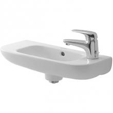 Duravit 07065000002 - Handrinse basin 50 cm D-Code white with of, with tp, without