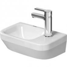 Duravit 07133600001 - Duravit DuraStyle Hand Rinse Bathroom Sink  White WonderGliss