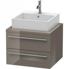 Duravit XL541508989 - Duravit X-Large Vanity Unit for Console  Flannel Gray High Gloss