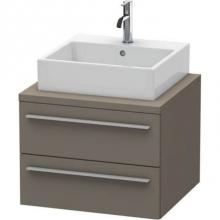 Duravit XL541509090 - Duravit X-Large Vanity Unit for Console  Flannel Gray Satin Matte
