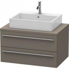 Duravit XL541709090 - Duravit X-Large Vanity Unit for Console  Flannel Gray Satin Matte