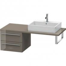 Duravit XL543708989 - Duravit X-Large Vanity Unit for Console  Flannel Gray High Gloss