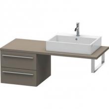 Duravit XL543709090 - Duravit X-Large Vanity Unit for Console  Flannel Gray Satin Matte