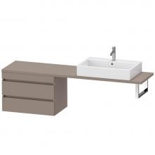 Duravit DS534804343 - Duravit DuraStyle Low Cabinet for Console  Basalt Matte