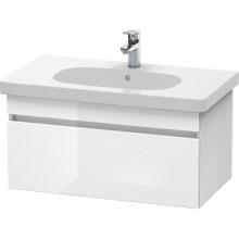 Duravit DS638400943 - Duravit DuraStyle One Drawer Wall-Mount Vanity Unit Light Blue|Basalt