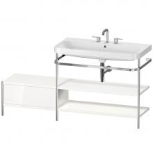 Duravit HP4848T2222 - Duravit Happy D.2 Plus C-Shaped Metal Console  White High Gloss