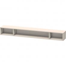 Duravit LC120109191 - L-Cube Wall Shelf with Three Compartments Taupe