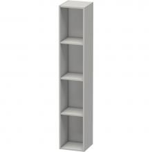 Duravit LC120500707 - L-Cube Wall Shelf with Four Compartments Concrete Gray