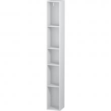 Duravit LC120601818 - L-Cube Wall Shelf with Five Compartments White