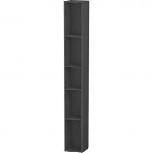 Duravit LC120604949 - L-Cube Wall Shelf with Five Compartments Graphite