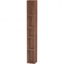 Duravit LC120607979 - L-Cube Wall Shelf with Five Compartments Walnut