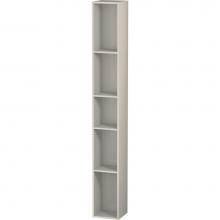 Duravit LC120609191 - L-Cube Wall Shelf with Five Compartments Taupe