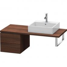 Duravit LC583605353 - Duravit L-Cube Two Drawer Low Cabinet For Console Chestnut Dark