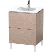 Duravit LC660501111 - Duravit L-Cube Floor Standing Vanity Unit  Oak Cashmere