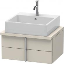 Duravit VE560509191 - Duravit Vero Two Drawer Vanity Unit For Console Taupe