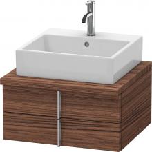 Duravit VE561502121 - Duravit Vero Two Drawer Vanity Unit For Console Walnut Dark