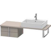 Duravit VE562701414 - Duravit Vero Two Drawer Low Cabinet For Console Terra