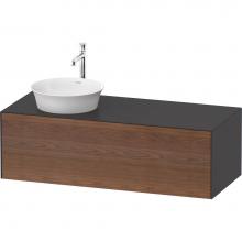 Duravit WT4977L7758 - White Tulip Wall-Mounted Vanity Unit American Walnut