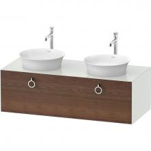 Duravit WT4983B7736 - White Tulip Wall-Mounted Vanity Unit American Walnut