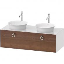 Duravit WT4983B7785 - White Tulip Wall-Mounted Vanity Unit American Walnut