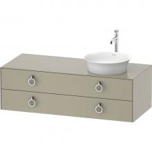 Duravit WT4992R6060 - White Tulip Wall-Mounted Vanity Unit Taupe