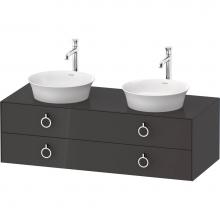 Duravit WT4993BH1H1 - White Tulip Wall-Mounted Vanity Unit Graphite