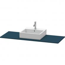Duravit XS060GM9898 - Duravit XSquare Console with One Sink Cut-Out Midnight Blue