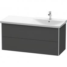 Duravit XS418904949 - Duravit XSquare Vanity Unit Wall-Mounted  Graphite Matte