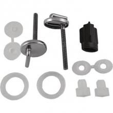 Duravit 0064991000 - Hinge Set for Seat and Cover without Soft Closure, Stainless Steel