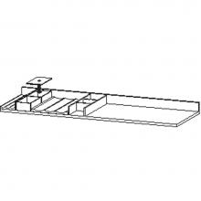 Duravit UV993007878 - Interior system 1200mm w/o siphon cut-out, Maple