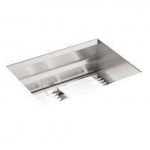 Kohler 23650-NA - Prolific® 23'' undermount single-bowl workstation kitchen sink