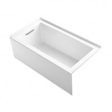 Kohler 20202-LA-0 - Underscore® 60'' x 32'' alcove bath with integral apron, integral flange,