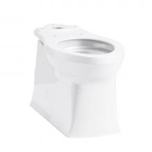 Kohler 4144-0 - Corbelle® Elongated toilet bowl with skirted trapway