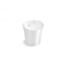 Kohler 20703-0 - Veil™ 16'' round vessel bathroom sink or pedestal sink basin