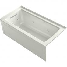 Kohler 1947-XGHLA-NY - Archer® 60'' x 30'' integral apron Heated BubbleMassage™ air bath and w