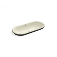 Kohler 20213-P5-FD - Iron Plains® Capsule Vessel/Drop-in/Under-Mount Bathroom Sink with Iron Gate Painted Undersid