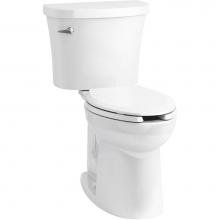 Kohler 25077-0 - Kingston™ Two-piece elongated toilet, 1.28 gpf