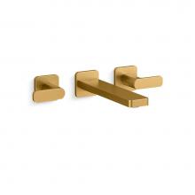 Kohler T27120-4-2MB - Parallel® Wall-mount bathroom sink faucet trim, 1.2 gpm
