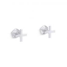 Kohler T27013-3-CP - Occasion® Wall-mount bathroom sink faucet Cross handle trim, 1.2 gpm