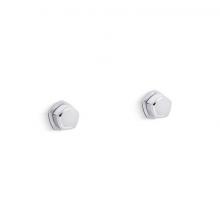 Kohler T27013-9-CP - Occasion® Wall-mount bathroom sink faucet Knob handle trim, 1.2 gpm