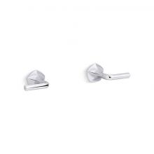 Kohler T27013-4-CP - Occasion® Wall-mount bathroom sink faucet Lever handle trim, 1.2 gpm